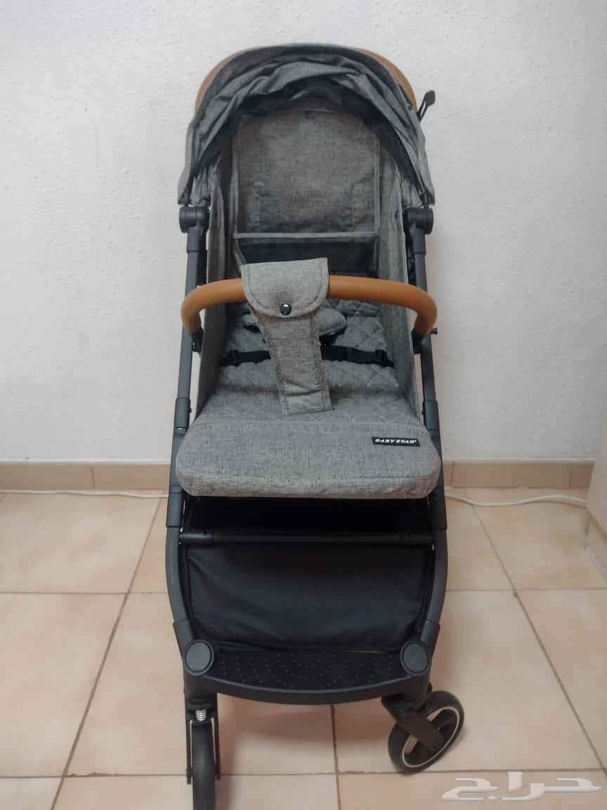 Semi-new baby stroller, lightly used, for 150 SAR64471526595331111