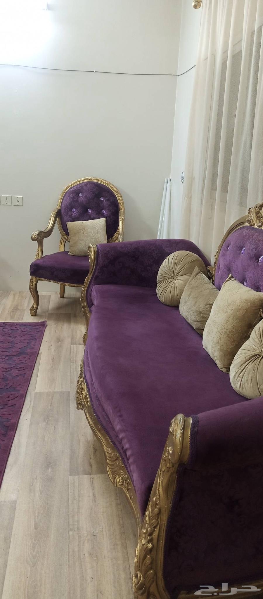 كنب 4 قطع للبيع مع السجادة نظييف جدا64472158971649112