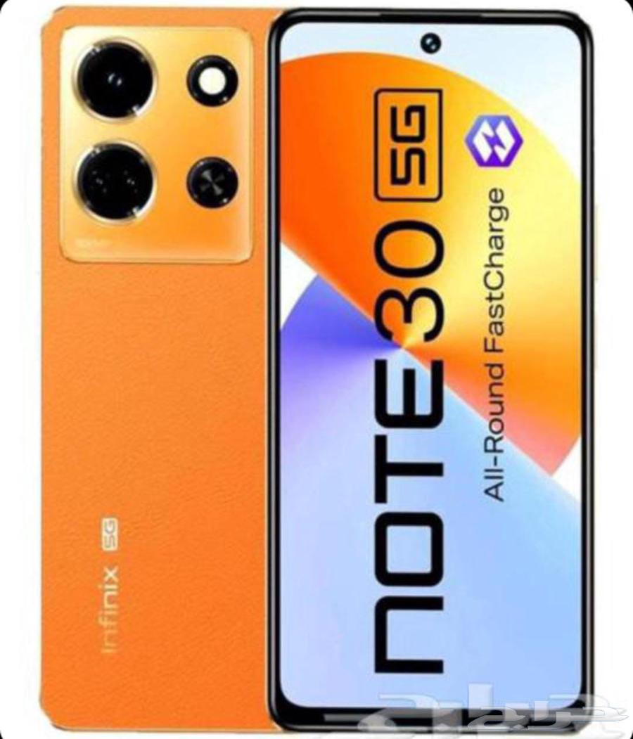 جوال انفينكس نوت30 5G ذهبي جديد وسماعةبلوتوث وكرت ذاكرةللبيع64477534775299110