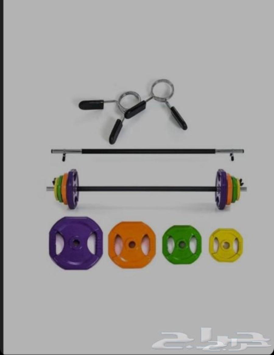 عرض لفترة محدودة بار مع اوزان أوزان حديد ملونة وزن 40kg64472872095105113