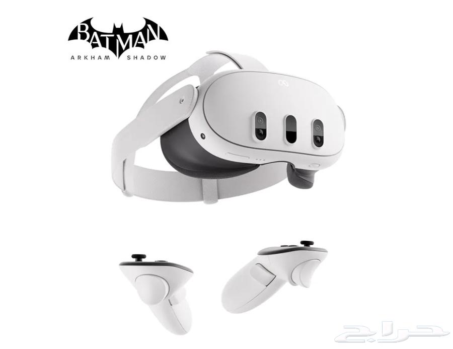 meta quest 3 نسخة باتمان النادرة مع لعبة بتمان و العاب اخرى64474315089537110