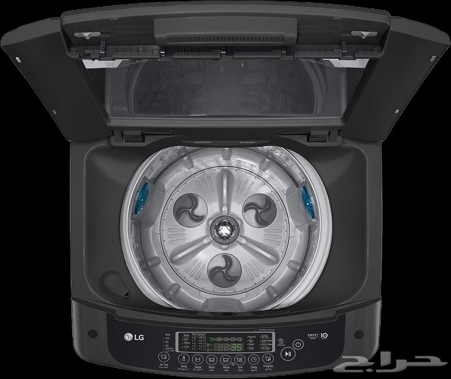 LG 15 kg Black Top Load Automatic Washing Machine, Like New with Warranty64477240772482112