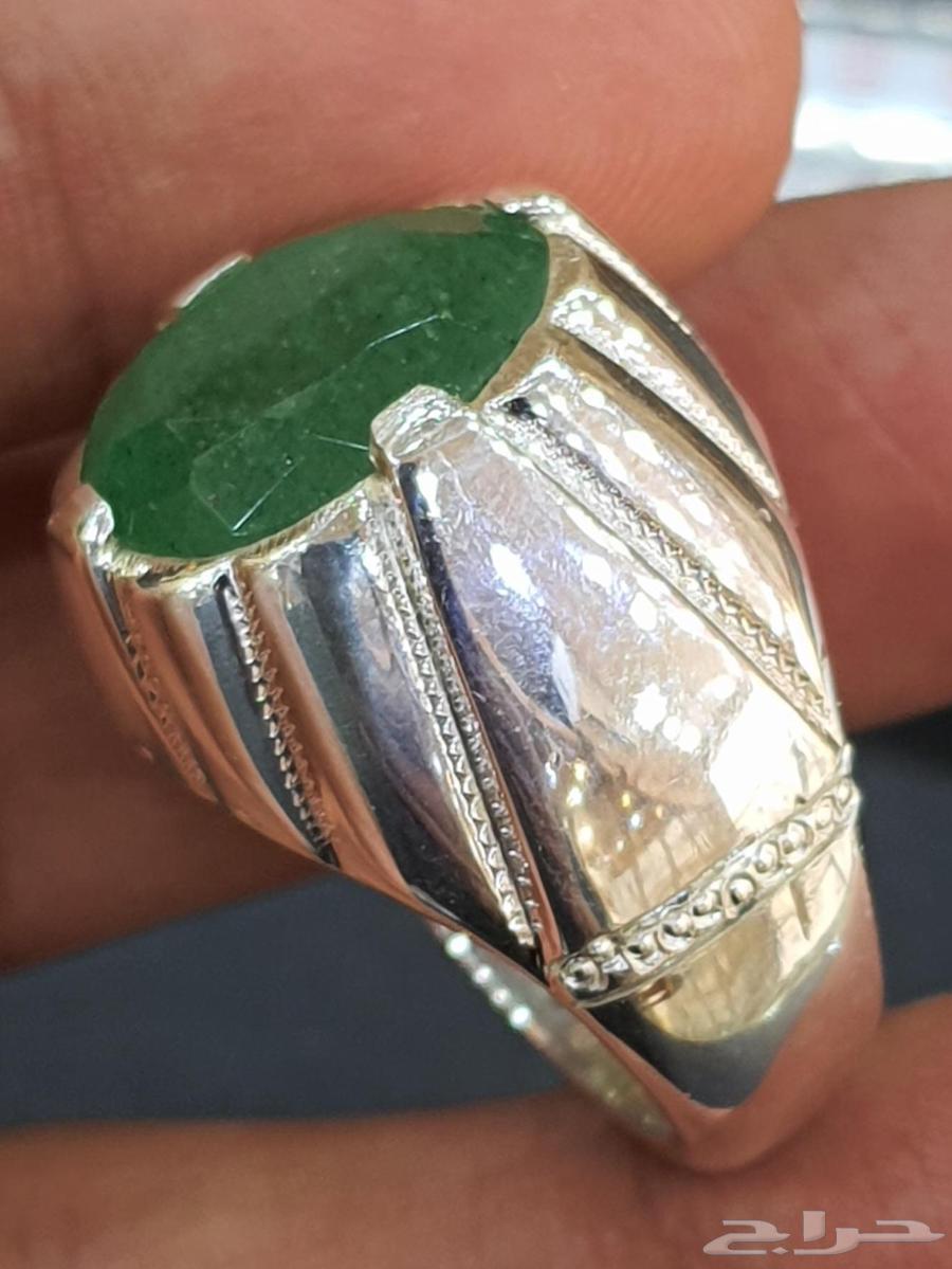 خاتم زمرد هندي بيريل طبيعي64476043918082112