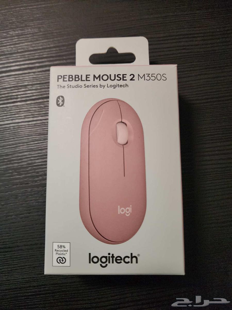 ماوس لوجي تيك وردي جديد new logitech mouse pebble 2 pink64475391186689110
