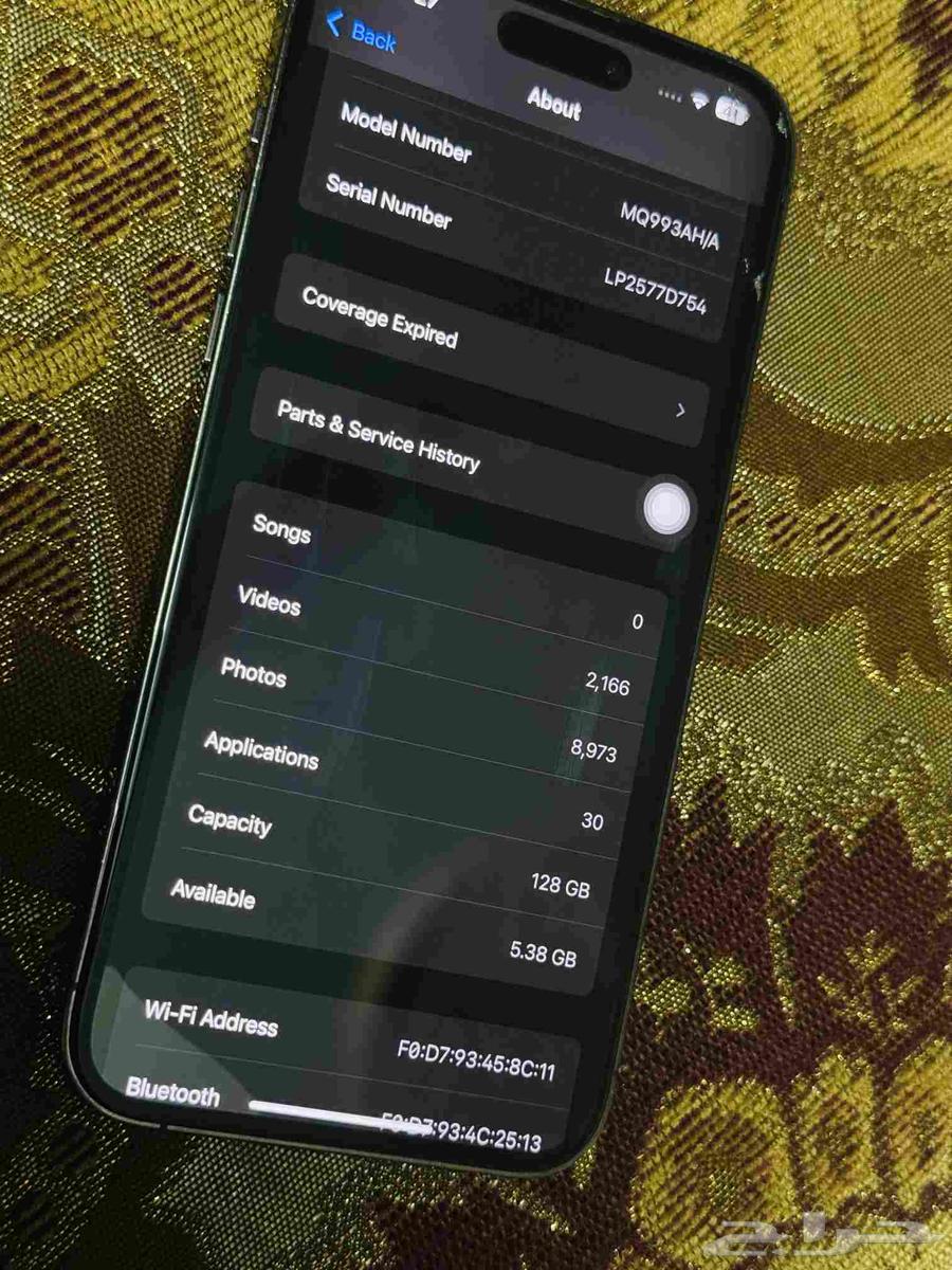 iphone 14 pro max 128gb with box 77 battery health64477769542913112