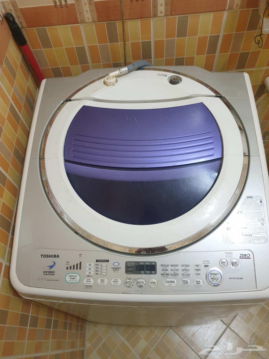 غسالة توشيباقي قياس كبير كما موضح بالصورة مستعمله64474299321475111