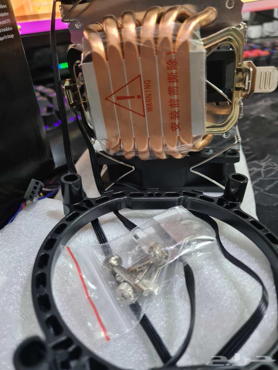 New Server CPU Cooler with 3 RGB Colorful Fans64474945634947111