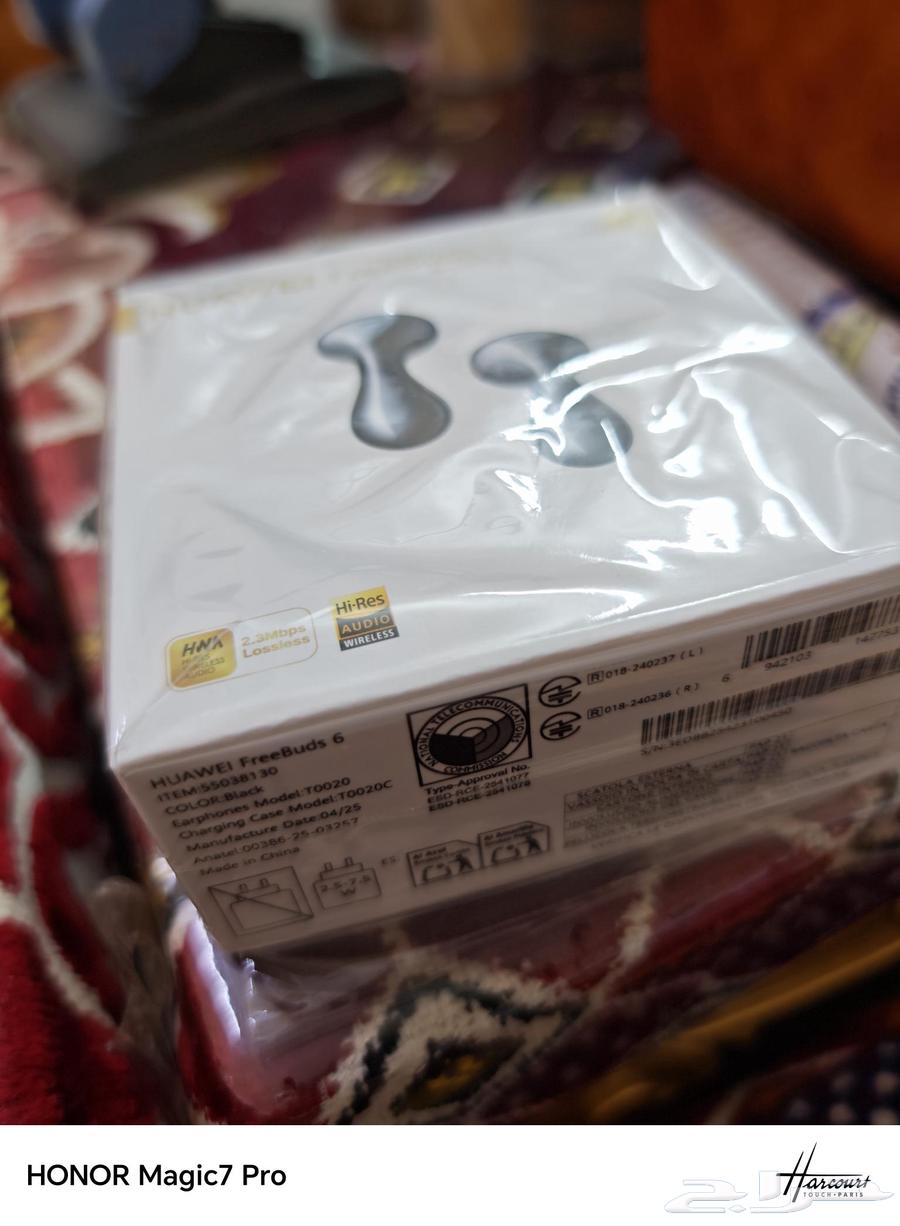 سماعة هواوي ايربودز 6 شبه جديدة تجربة فقط64477921844737111