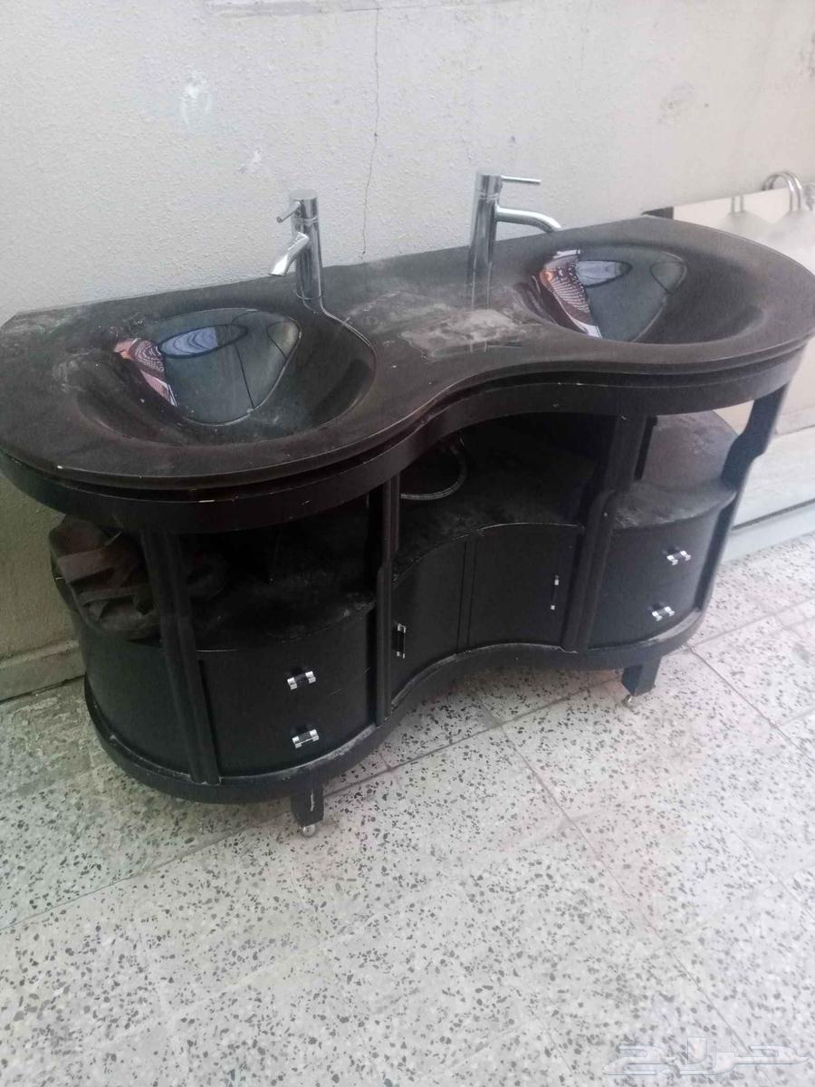 مغسله حوضين مع مرايه64476308709634110