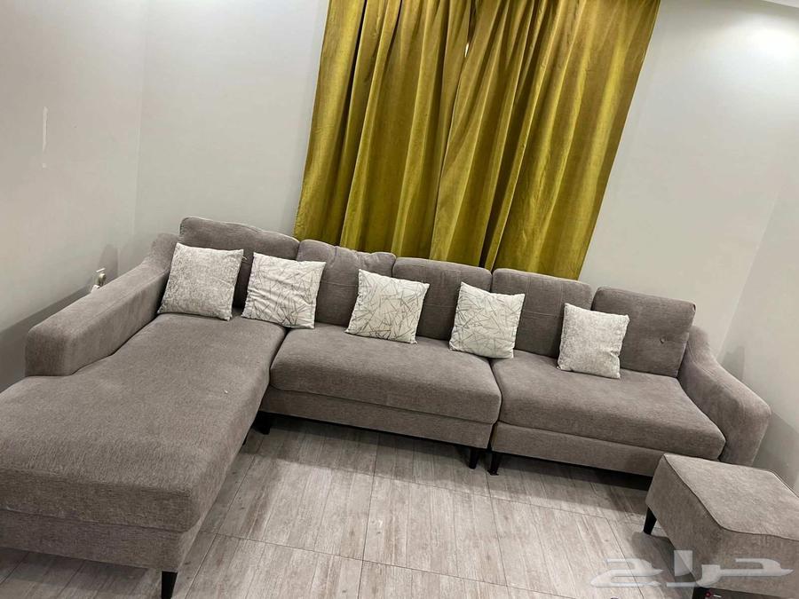 Elegant gray corner sofa, almost new, for sale, used less than a year64477755743489112