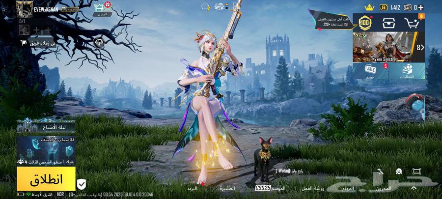 PUBG account for sale, hand to hand in Riyadh, price 350, end of it64478306757889113