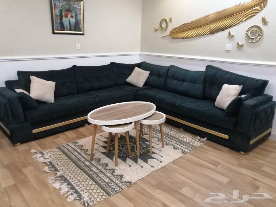 كنب صاله مع طاولة وسجاد64473275899393110