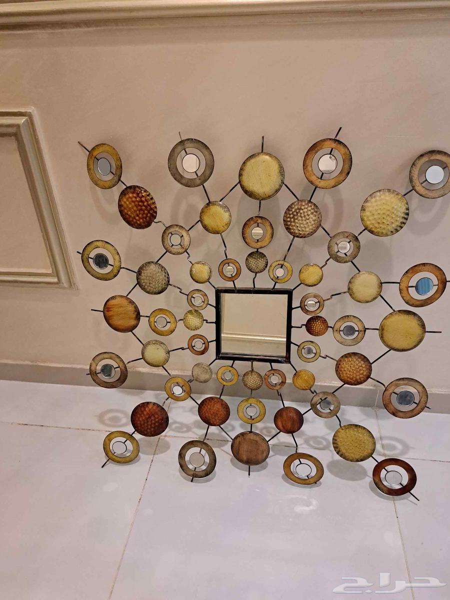 زينة جدارية بالمرايات حديد64473092767489111