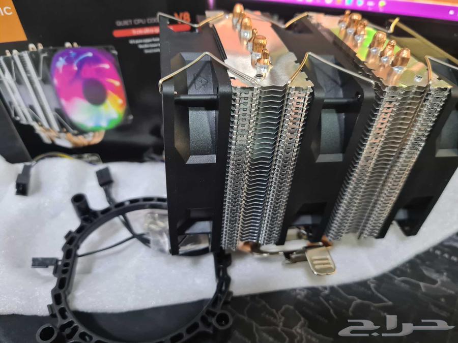 New Server CPU Cooler with 3 RGB Colorful Fans64474945634947113