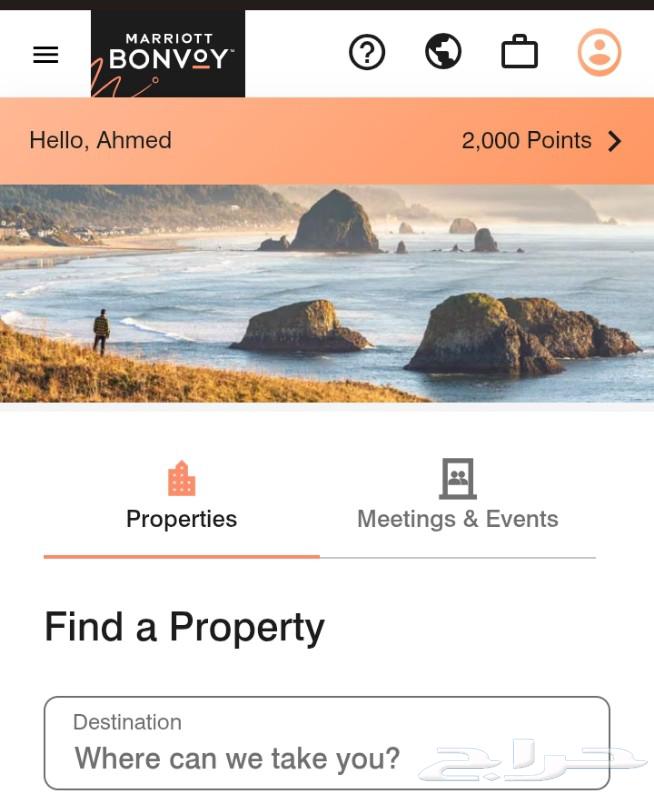 نقاط برنامج الولاء لفنادق ماريوت BONVOY للبيع64478266020866112