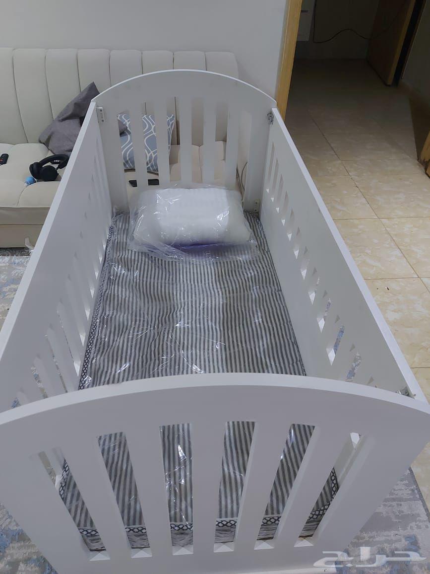 سرير خشب أطفال مقاس 120 60 سم جديد64474444366722110