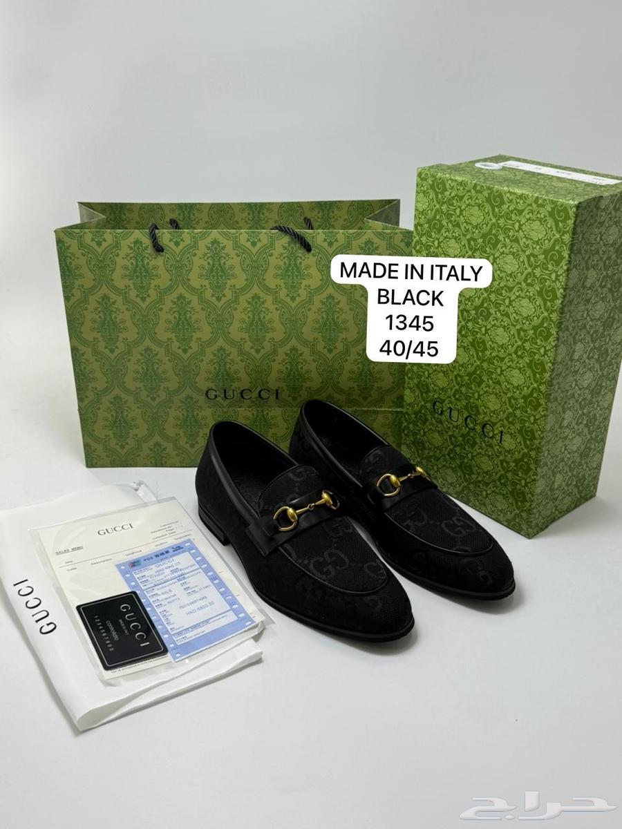 شوزات جوتشي رسميه جلديه رجالي Gucci حذاء لوربينا رجالي كاجول64475280681090114