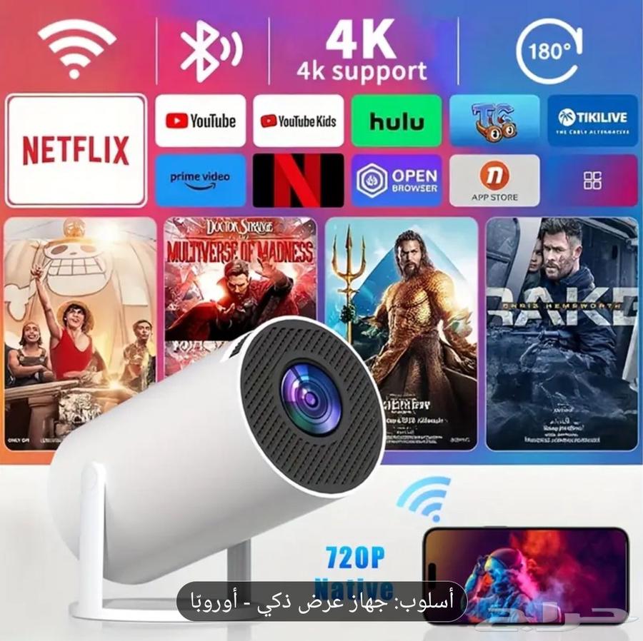 For sale 4K projector device with Android system, Wi-Fi, new64482430729859111
