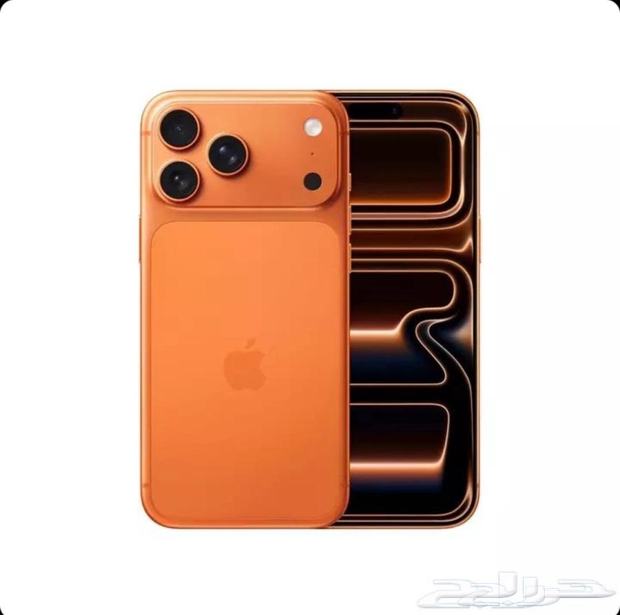 موجود ايفون 17برو ذاكره 256 لون برتقالي السعر 535064482593203585110