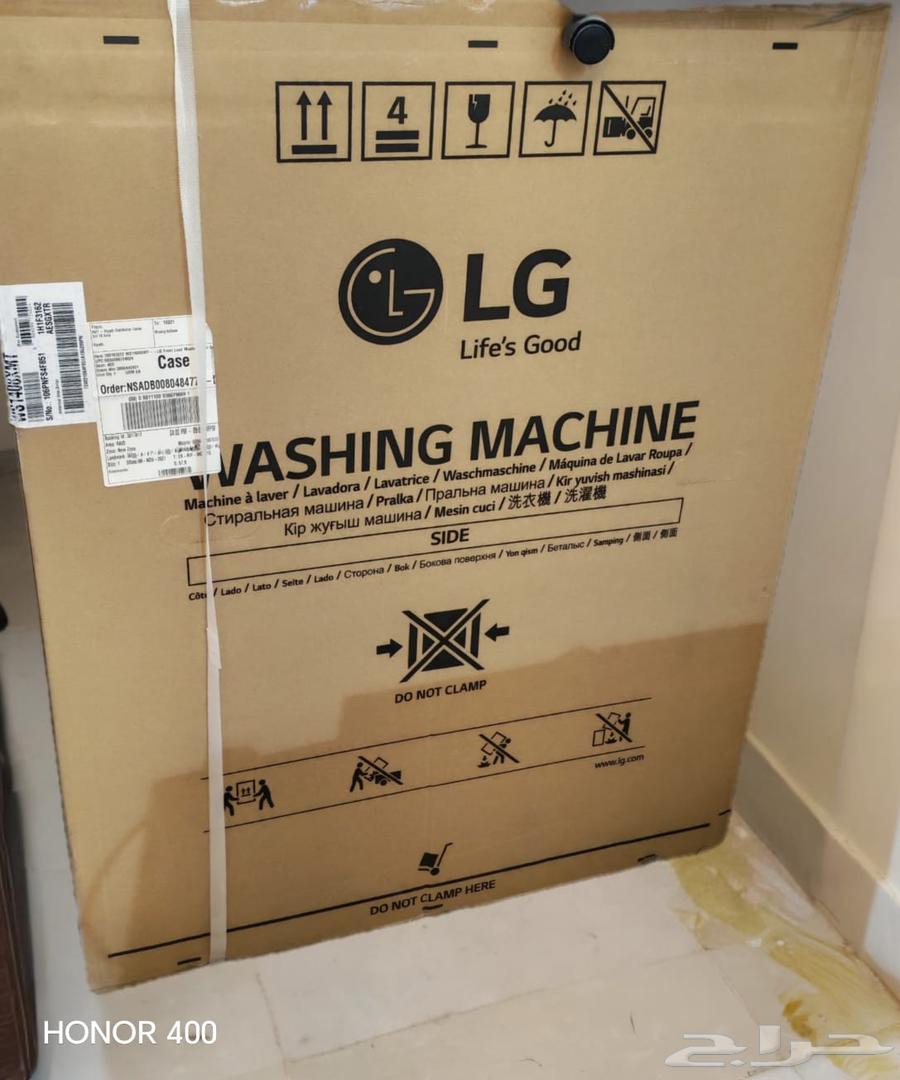 غسالة ال جي 14 كيلو أمامية أتوماتيك تنشيف 100  تجفيف 8 كيلو64481087186307111