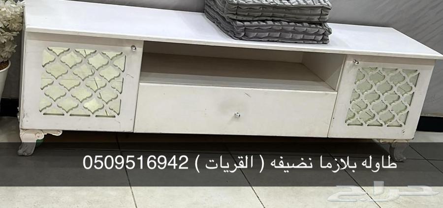 طاوله وفرن ومساند خشب64479203530497110