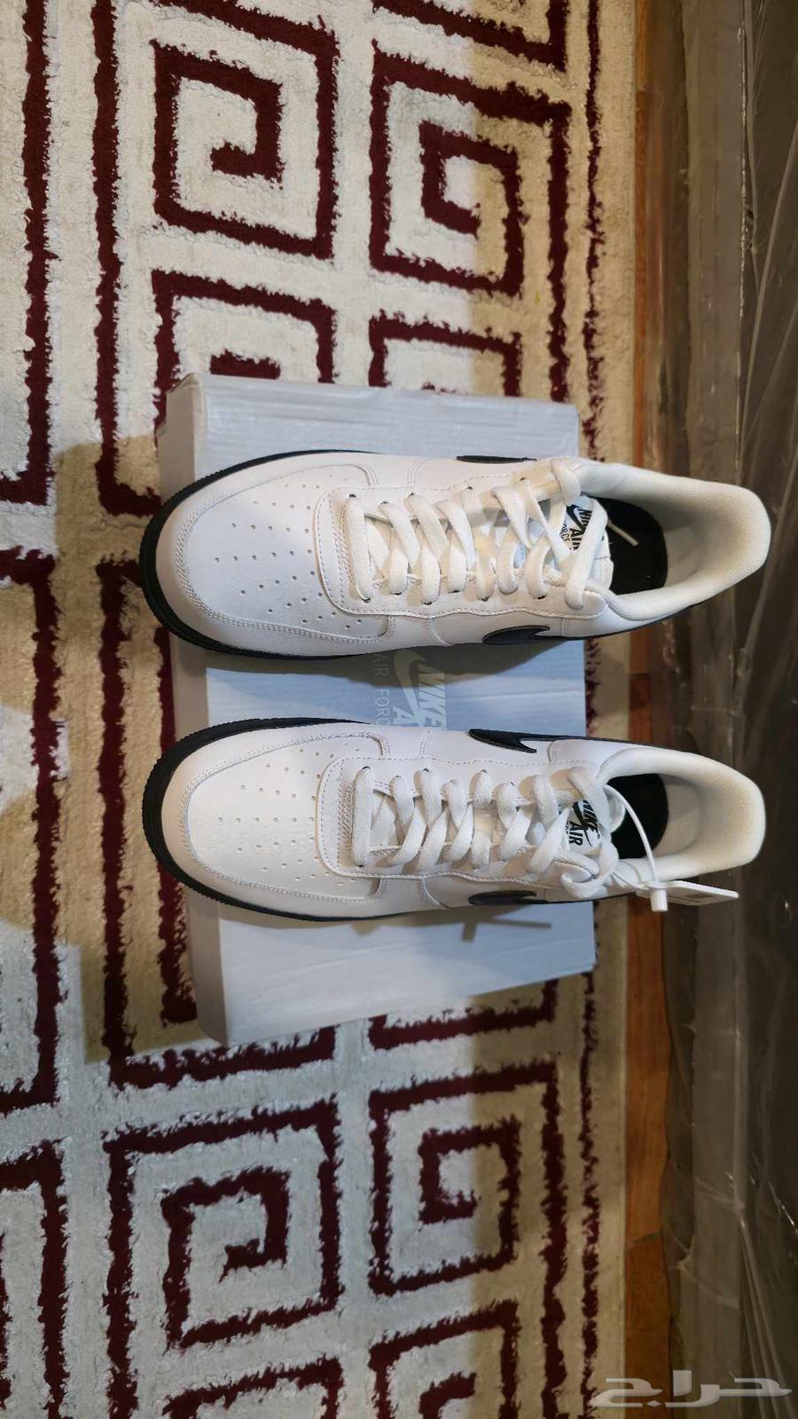 Air force 1 black and white original with tags اير فورس 164483328413571111