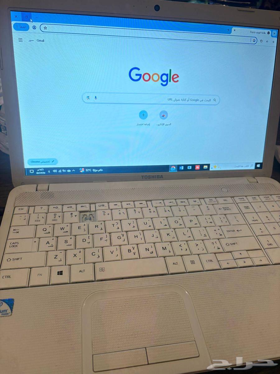 لابتوب توشيبا ابيض64463792126594113