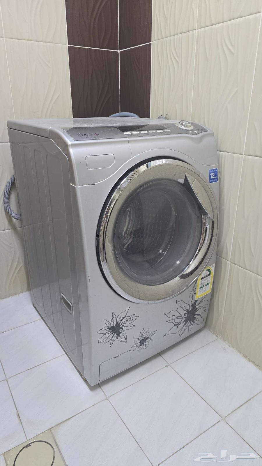 غساله شبه جديده. سعة 12 كيلو. ماركة Drum up64483301250691110