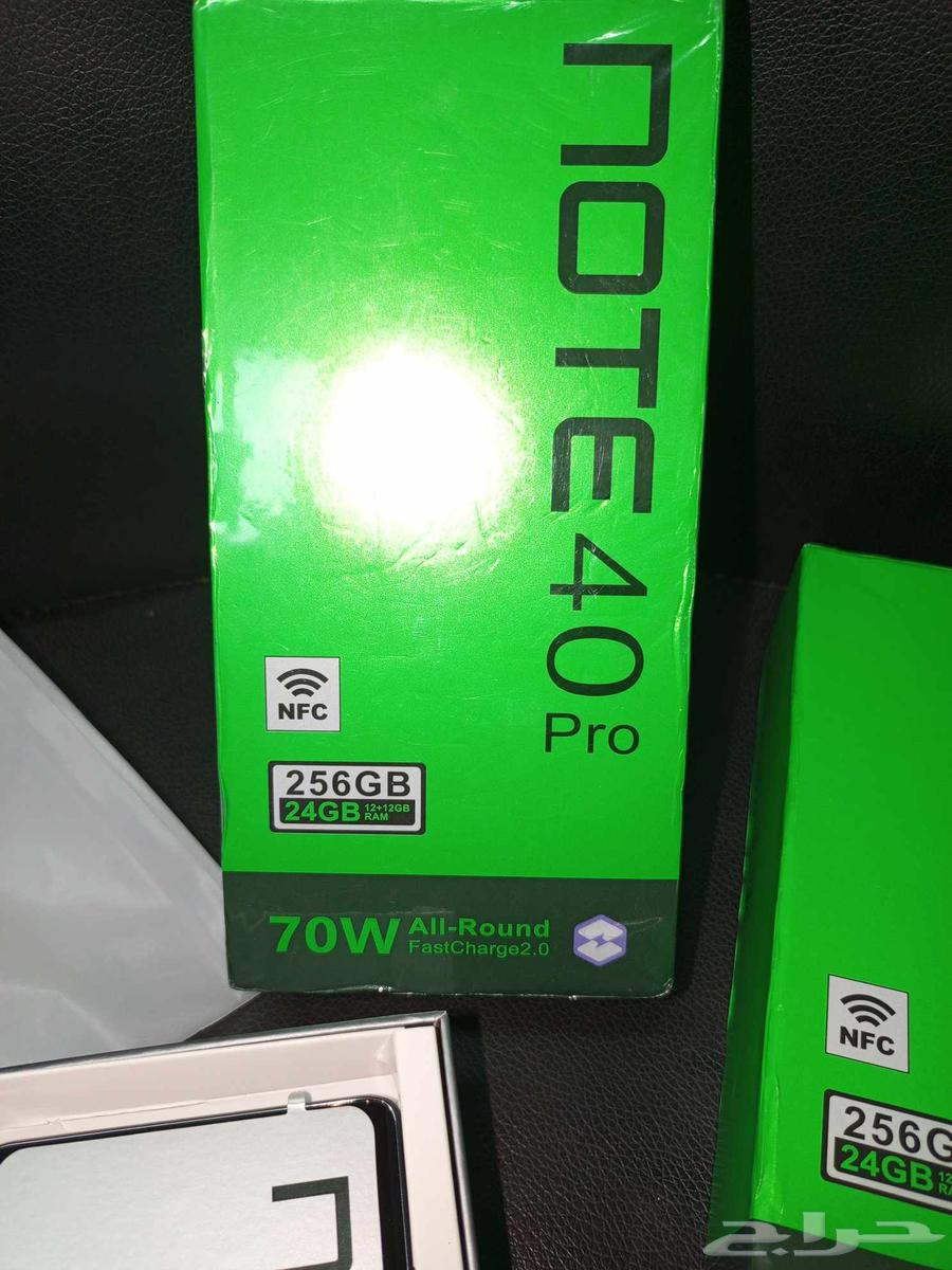 Infinix Note 40 Pro Mobile Phone 256GB Storage and 12+12GB RAM, New and Unused64480291288451110