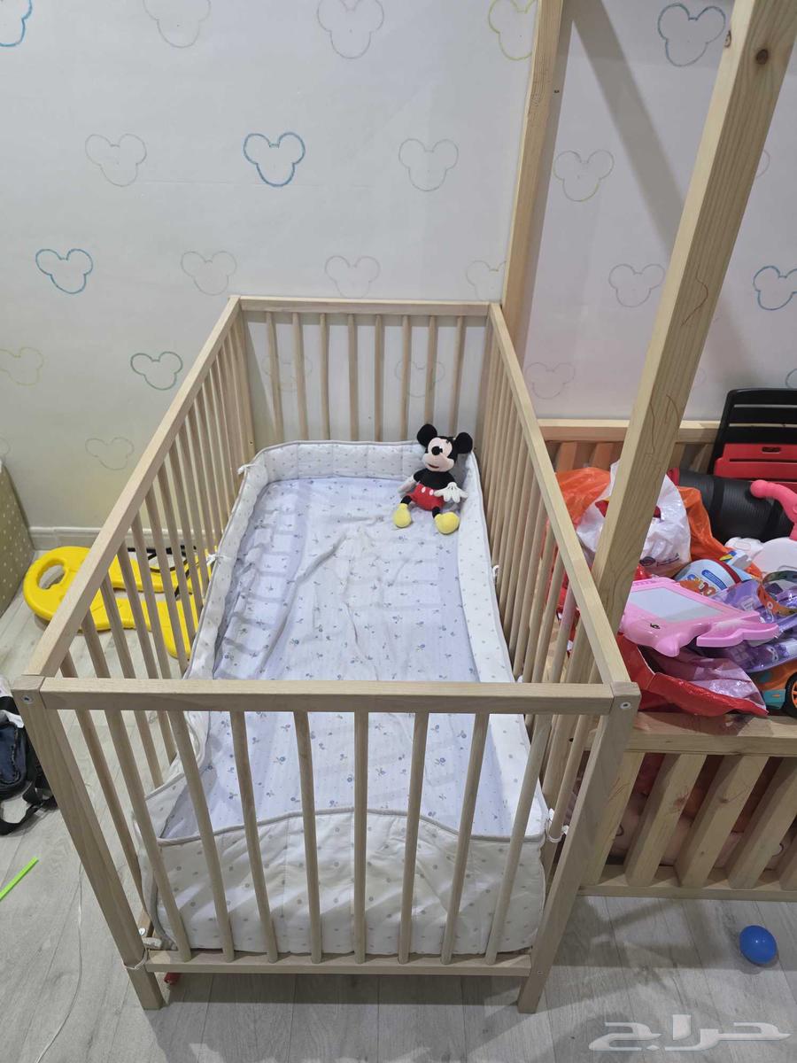 سرير اطفال ارضي   سرير اطفال من ايكيا64481250586882111