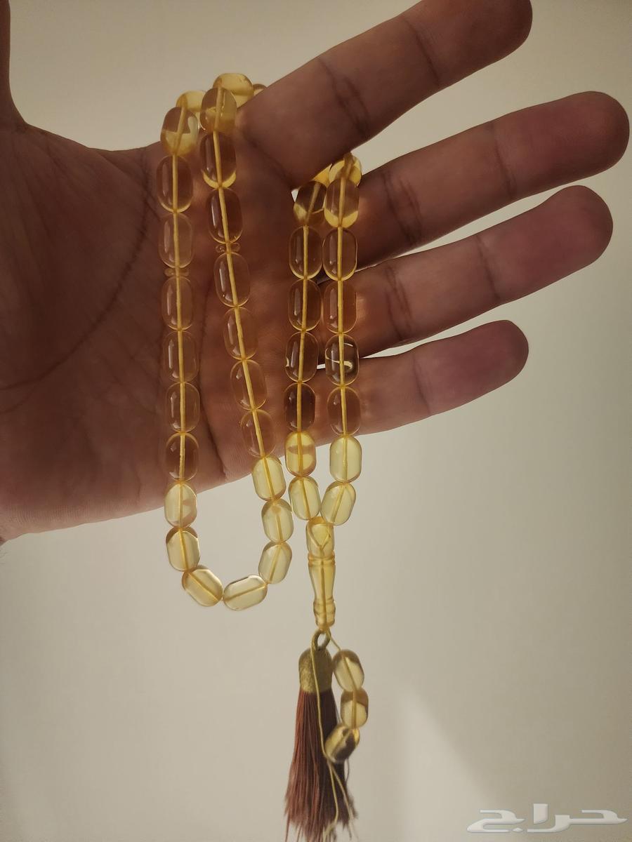 A set of prayer beads (transparent amber, qalalit, horn, tiger's eye)64480194590979110