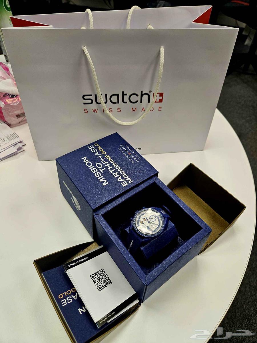 أوميغا سواتش مونشاين جولد إصدار محدود 8 سبتمبر64480358922115110