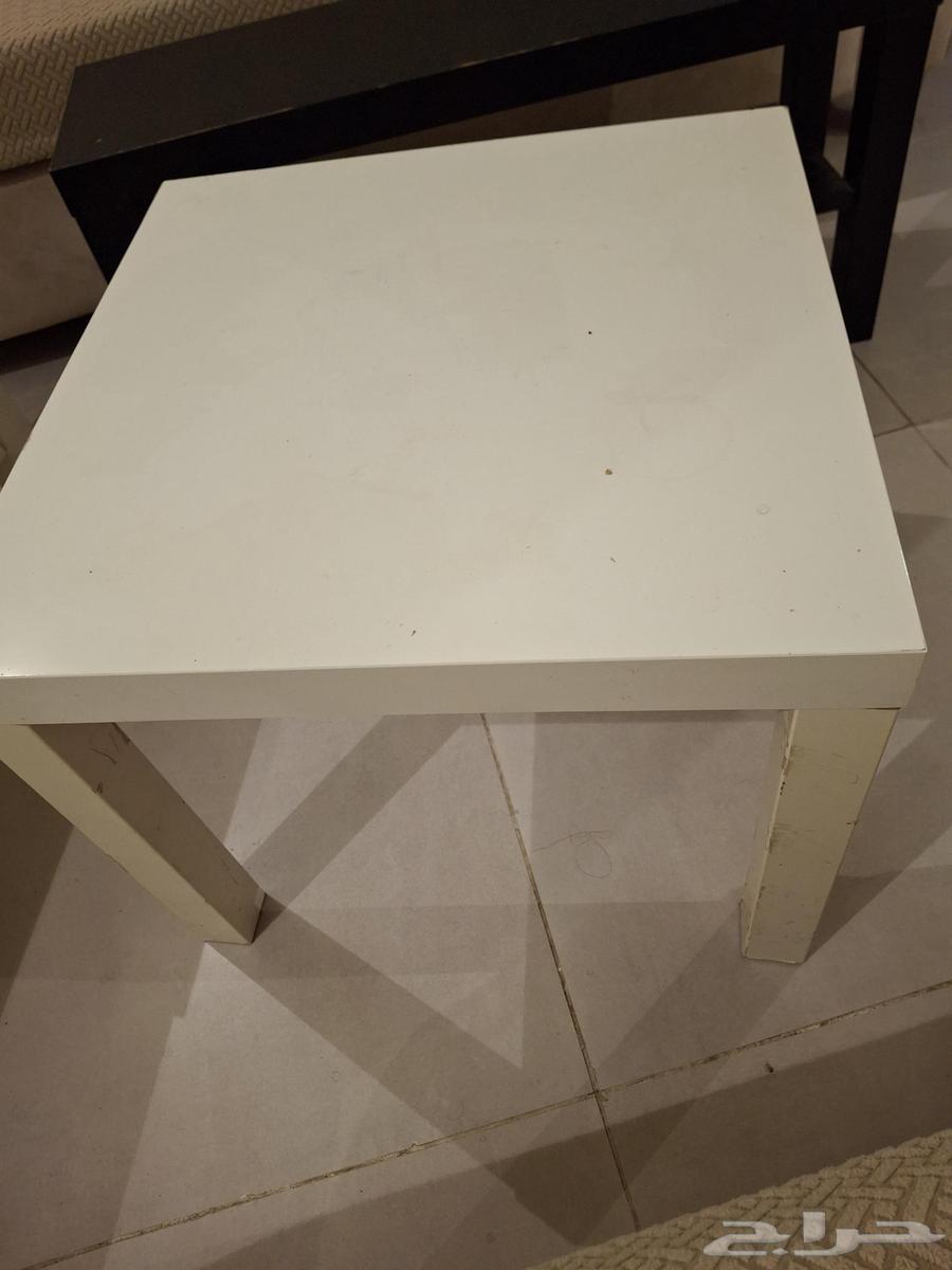طاولتي وحدة مستطيل وحدة مربع طاوله من ايكيا وحالات جيدة64480881353730112