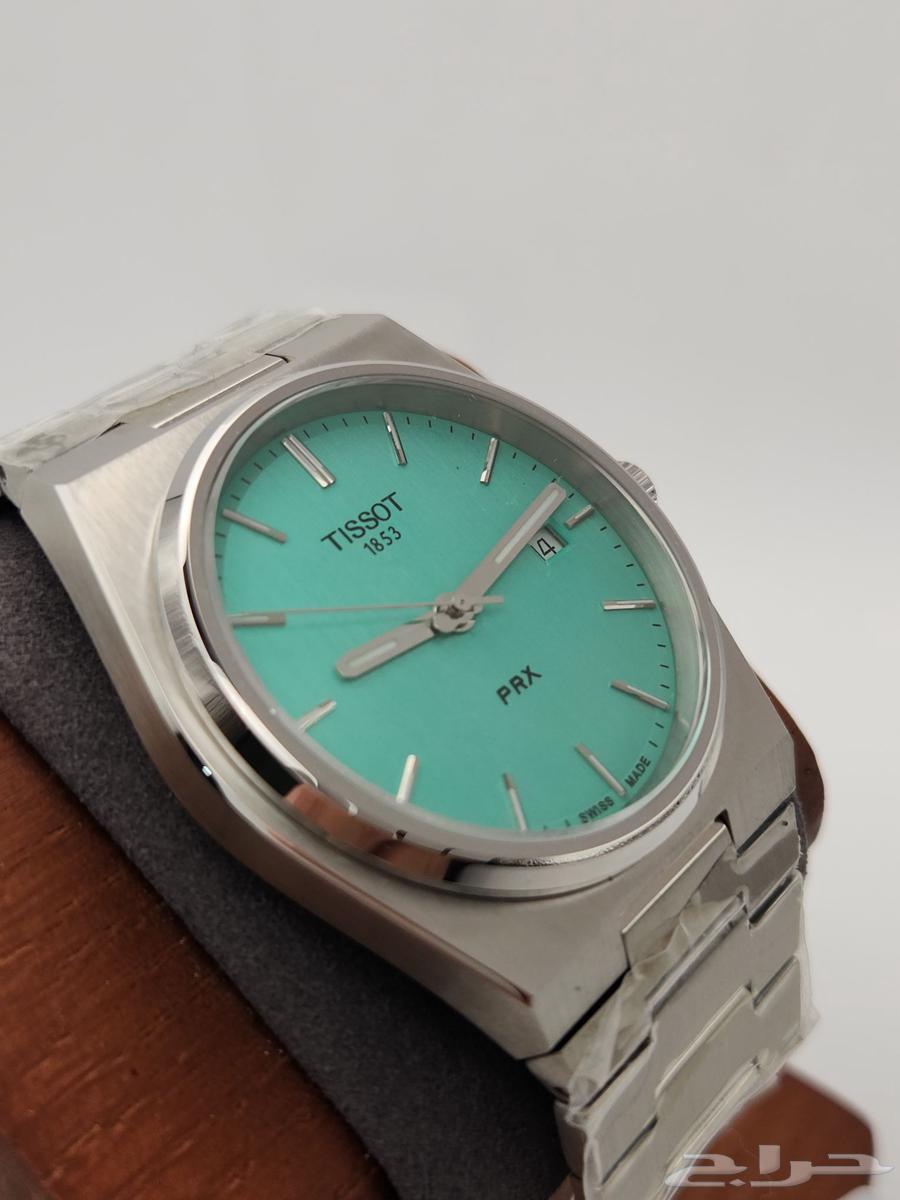 ساعة تيسوت رجالية تيفاني جديدة (Tissot PRX)64482444438017113