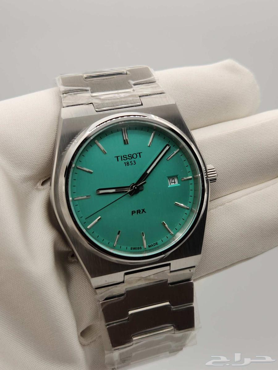 ساعة تيسوت رجالية تيفاني جديدة (Tissot PRX)64482444438017110