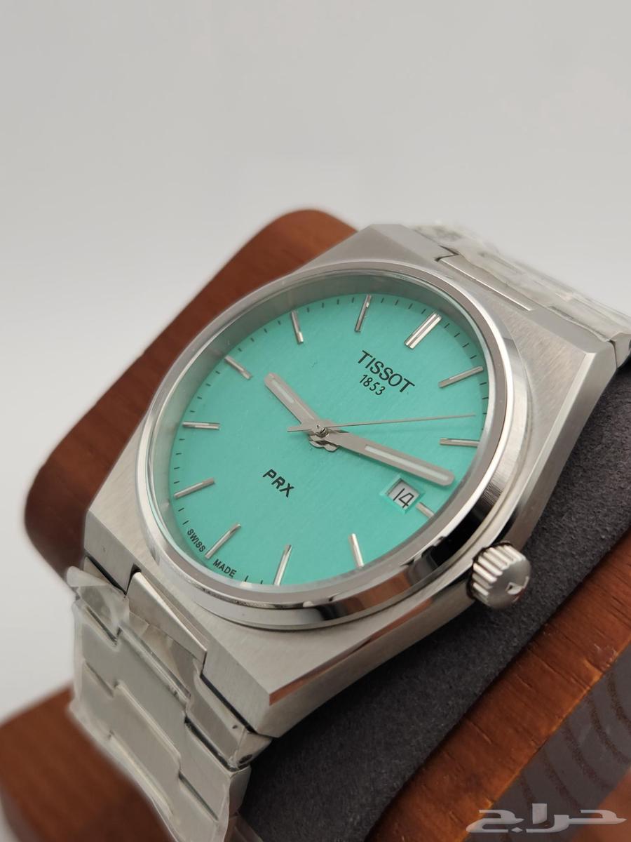 ساعة تيسوت رجالية تيفاني جديدة (Tissot PRX)64482444438017112