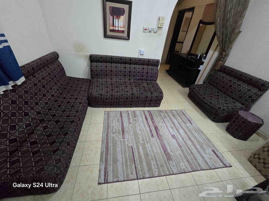 110cm 190cm Mattress, Corner Sofa 3 Pieces with Carpet and Exercise Machine64482525452034112