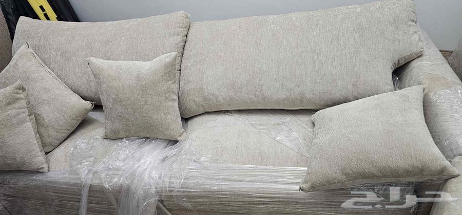 كنب 3 قطع جديد قطعه 3 أشخاص وقطعه شخصين وقطعه شخص واحد64480194610051110