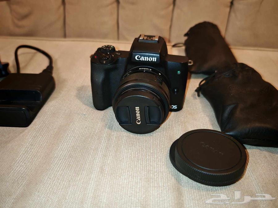 كاميرا كانون Canon EOS M50 Mark II بعدسة 15-45mm   حالة جيدة64481764253699113