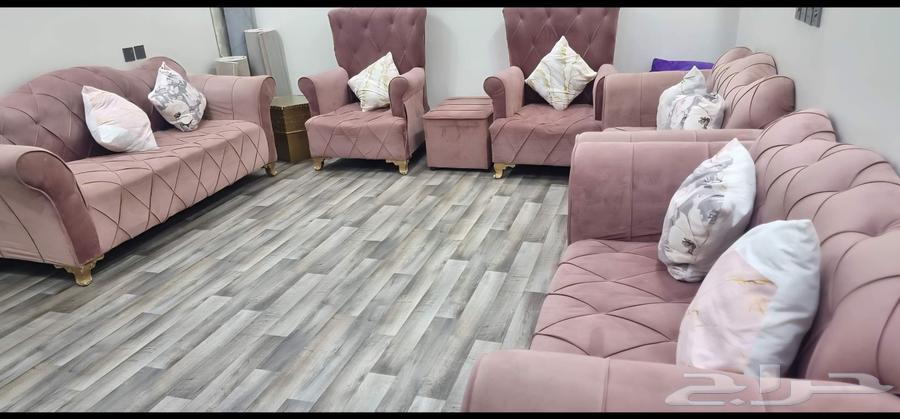 كنب خمس قطع مستخدم للبيع أبها المحاله64482417229314112