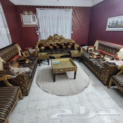 مجلس كنب مستعمل للبيع بابيار الماشي بسعر 600ريال64485903136001110