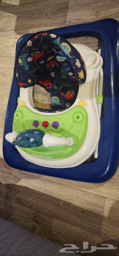 كرسي طعام اطفال جديد استعمال بسيط ومشاية اطفال استخدام بسيط64486054477314110