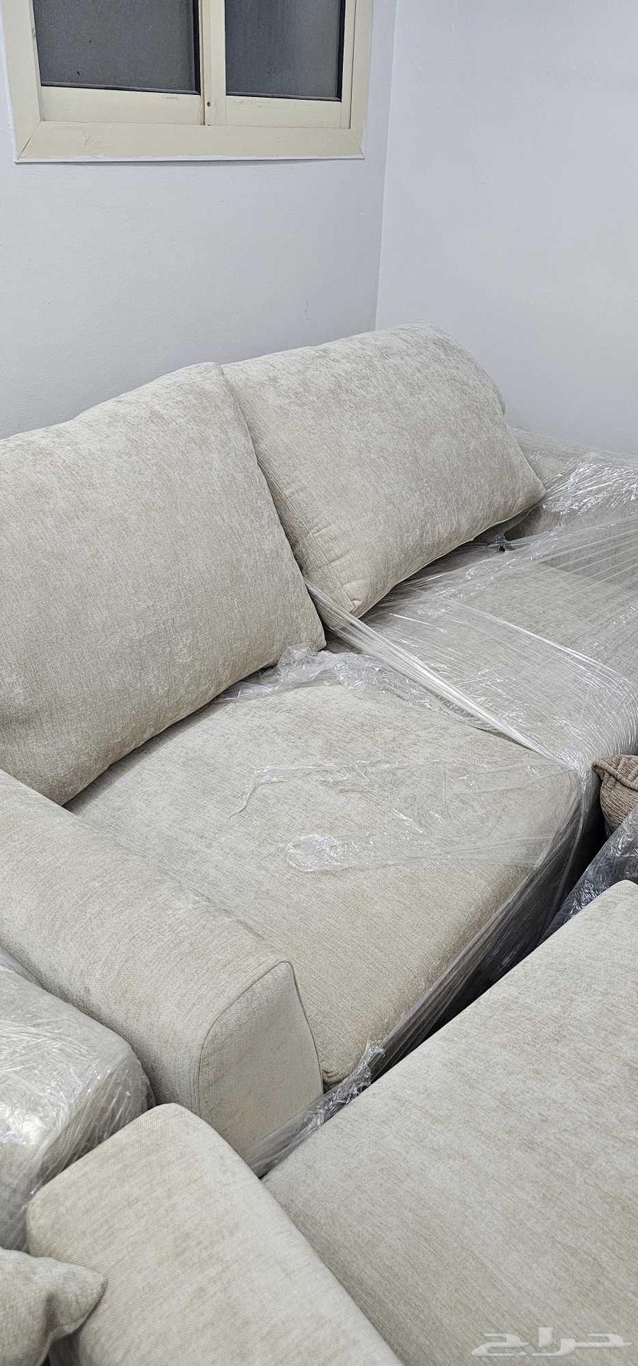 كنب 3 قطع جديد قطعه 3 أشخاص وقطعه شخصين وقطعه شخص واحد64480194610051112