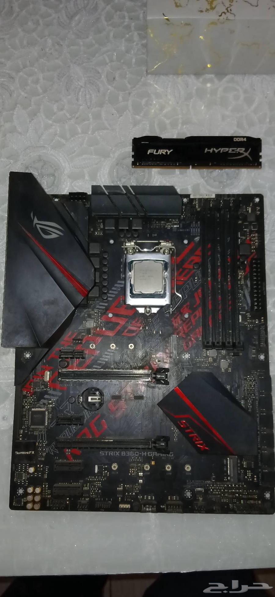 للبيع مذبورد مع اينتل i5 جيل الثامن و رام64481504878593110