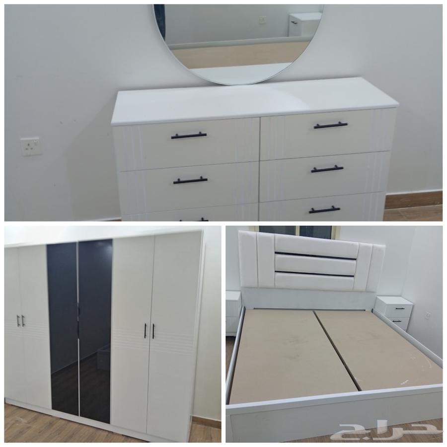 غرف نوم جديده جاهزه وأسره ودواليب جديده جاهزه64491143404803114