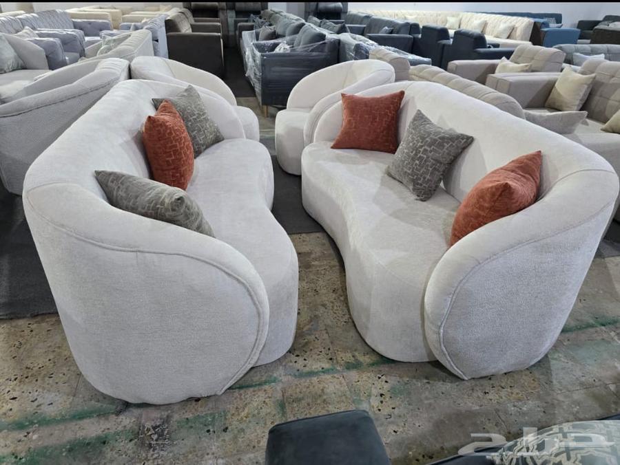 كنب جديد جاهز حرف ال و7نفر شامل التوصيل64491320094979114