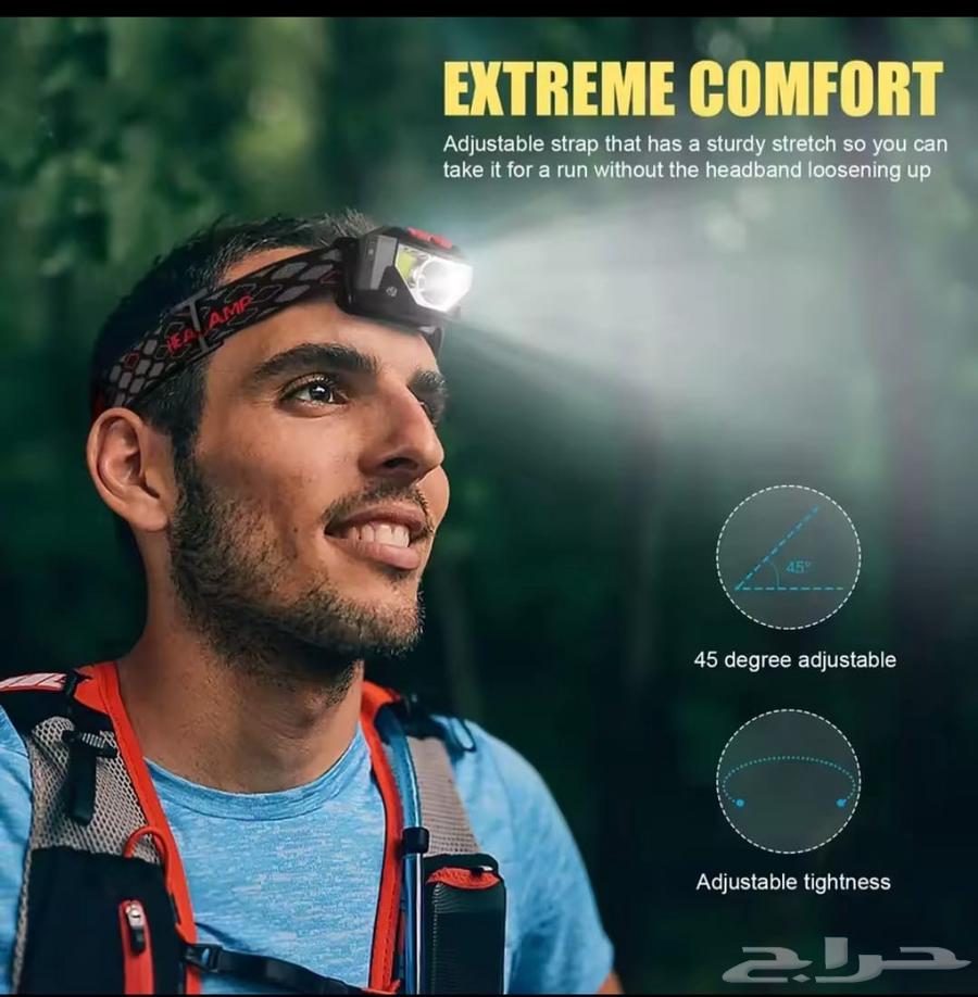 Headlamp with electric charging function, price 20 riyals64492934659587110