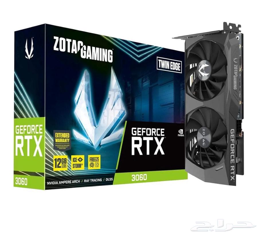 RTX 3060 12GB RAM graphics card available with all accessories in box, price 500 riyals64494529851139110