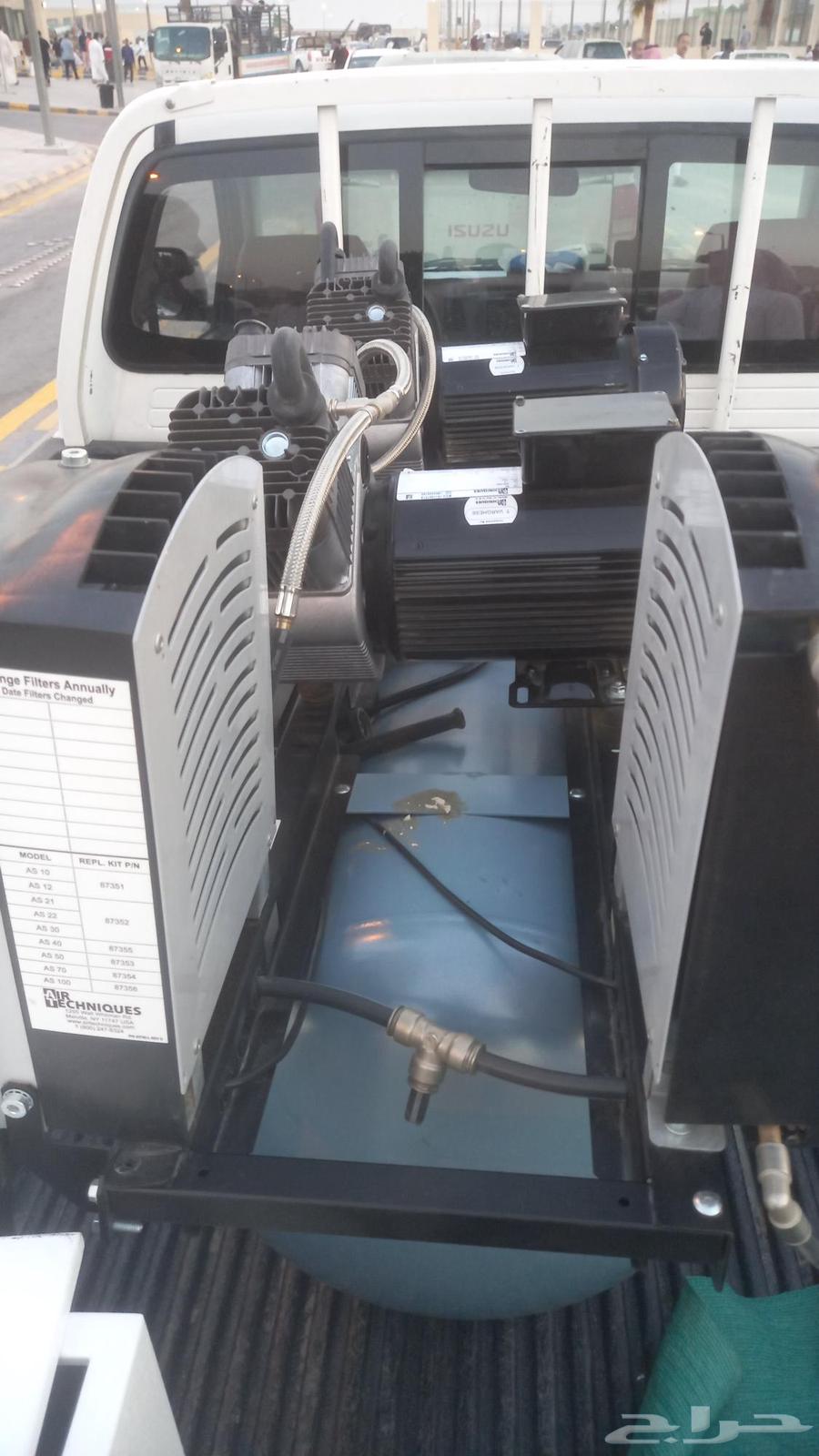 American two-stage air compressor with dynamo64489544852865112