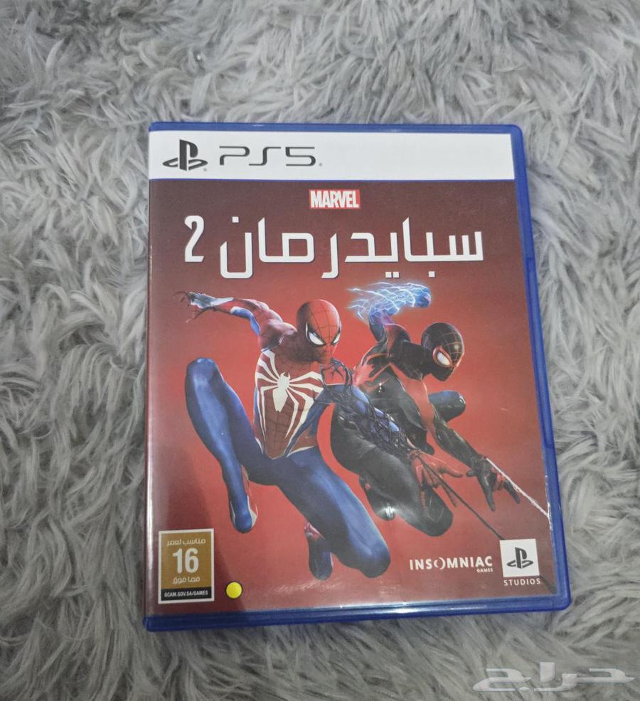 سبايدر مان 2 PS5 للبيع شبه جديد الشريط64487387901954110